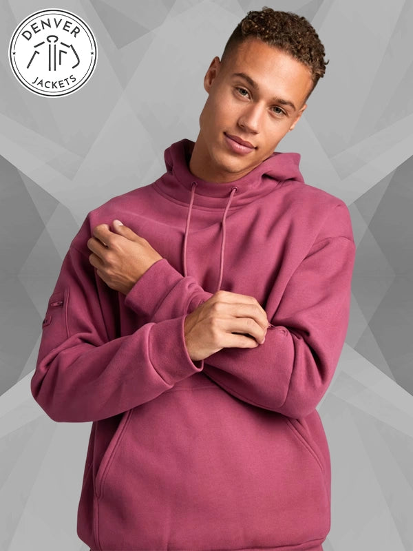 Comfort Airplane Travel Hoodie Sweatshirt In Burgundy