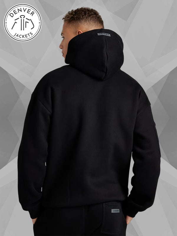 Comfort Travel Airplane Hoodie Black