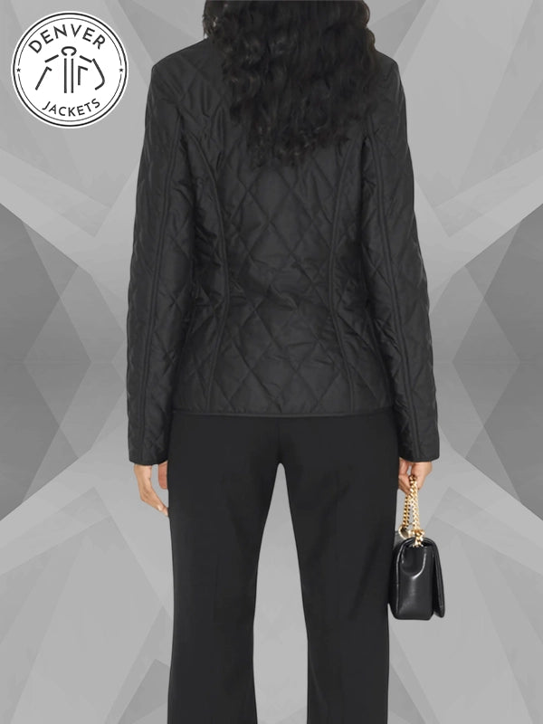 Costco Burberry Fernleigh Black Quilted Jacket