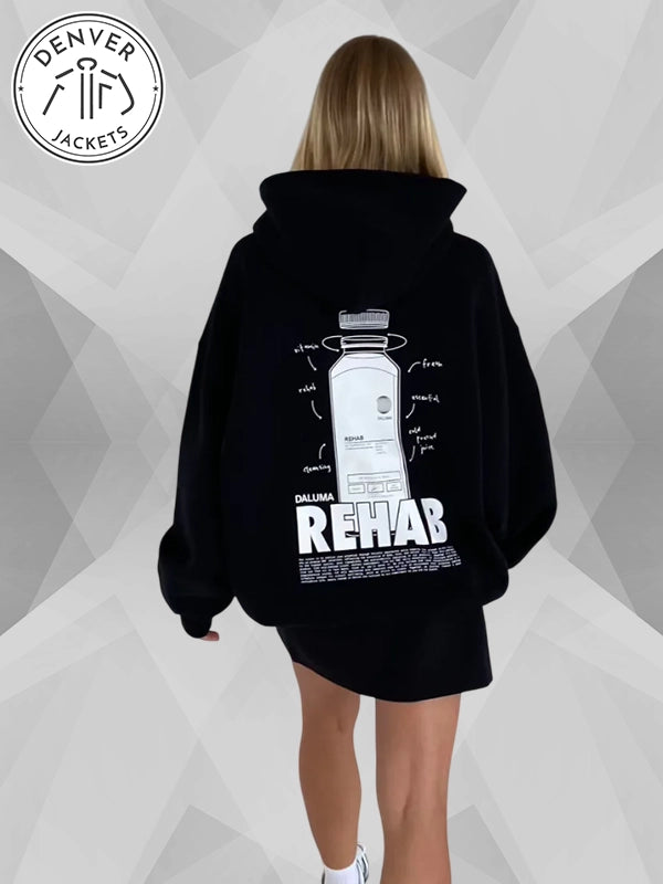 DALUMA Joseph Atelier REHAB Black Oversized Hoodie