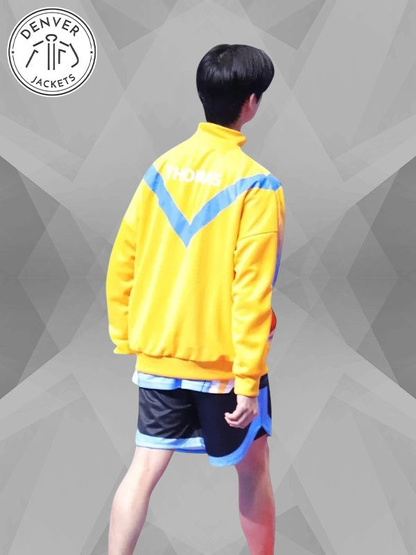 DMD 2025 Athletic Jacket Yellow and Blue