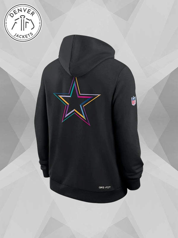 Dallas Cowboys Crucial Catch 2025 Hoodie Sweatshrit Black