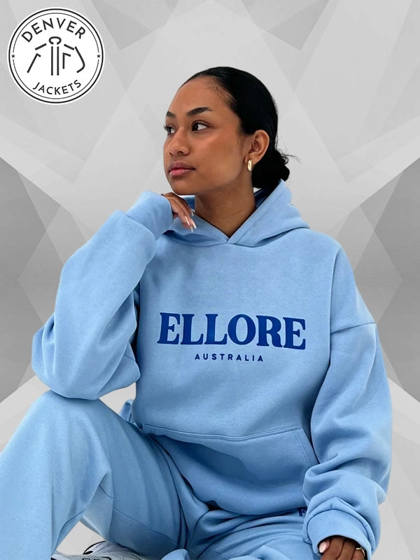 Ellore Hoodie Light Blue