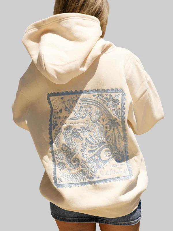 PPP X 엠브리 라이브 인 더 모먼트 후드 티셔츠