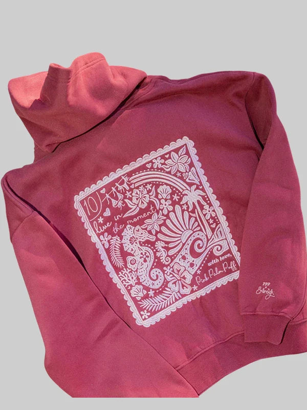 PPP X 엠브리 라이브 인 더 모먼트 후드 티셔츠