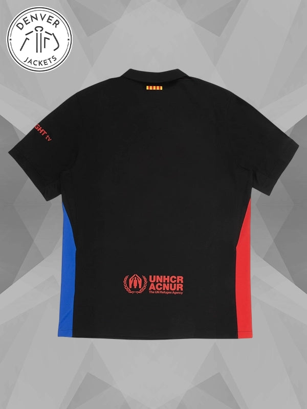 FC Barcelona 202425 Match Away x Cactus Jack Jersey Black