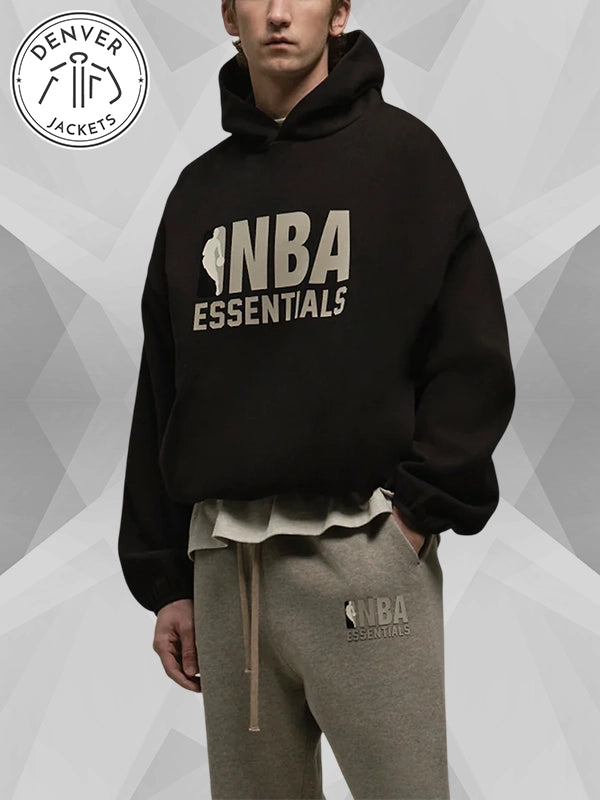 Fear Of God Essentials NBA Hoodie Black