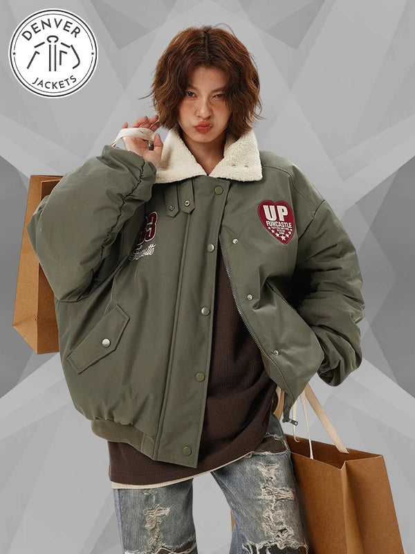 Fun Castle Green Bomber Jacket