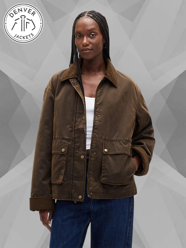 GAP Waxed Canvas Barn Jacket
