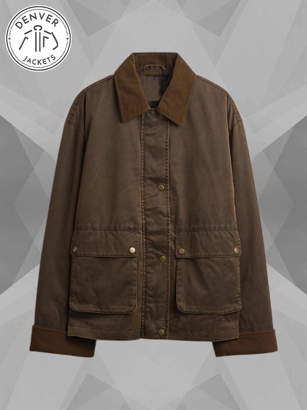 GAP Waxed Canvas Cotton Barn Jacket Women's