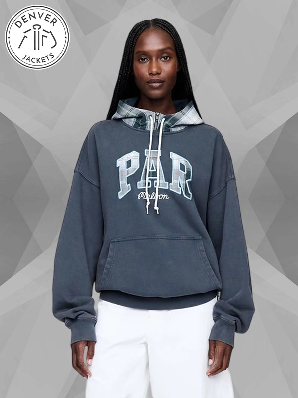 GAP x Malbon Golf Hoodie Blue