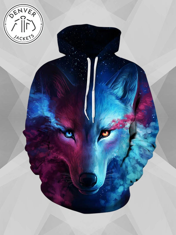 Galaxy Wolf Hoodie