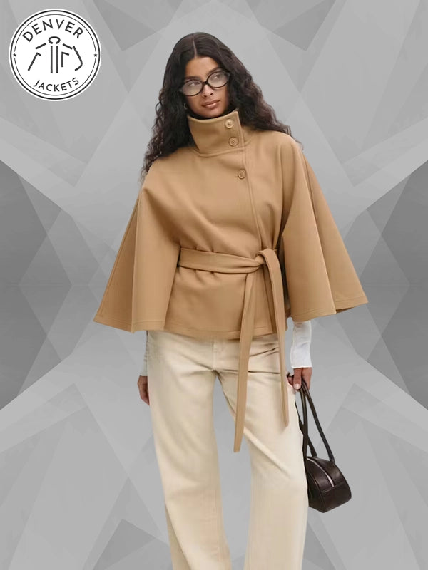 Gina Tricot Cape Jacket Beige