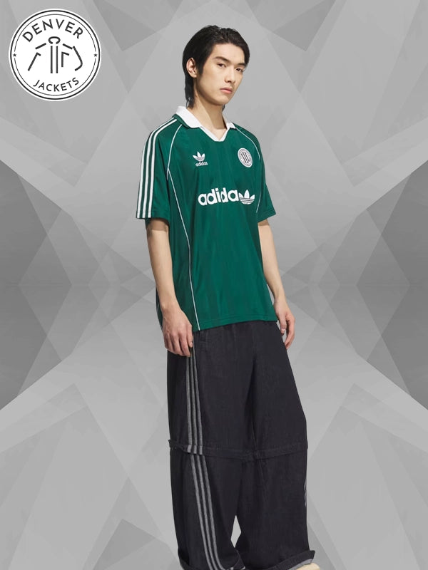 Green Adidas Jersey SS Mens