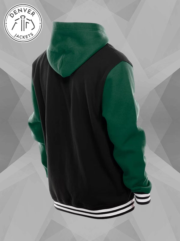 Green Bay Packers New Era Hoodie Black Green Jacket
