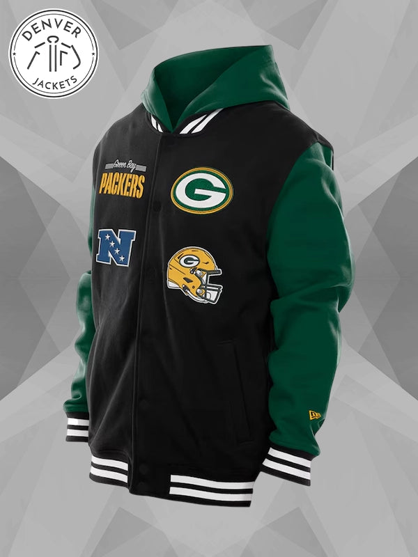Green Bay Packers New Era Hoodie Jacket