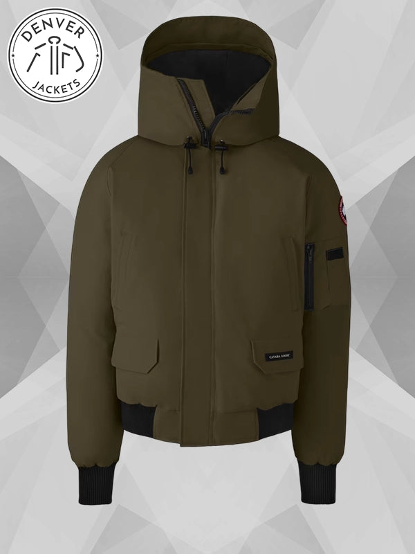 Green Bomber Jacket Canada Goose