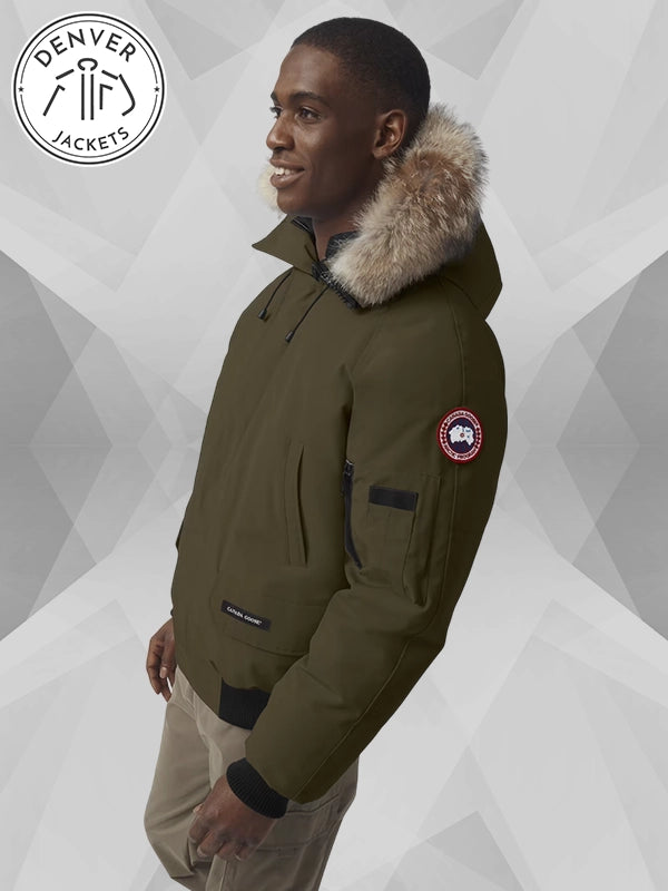 Green Canada Goose Bomber Jacket Mens