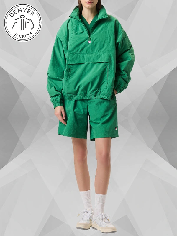 Green FILA X HAILEY JACKET