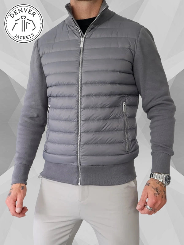 Grey The Velino Hybrid Jacket Arveilo