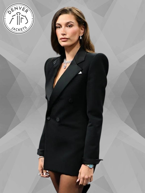 Hailey Bieber Black Blazer 2025 Met Gala