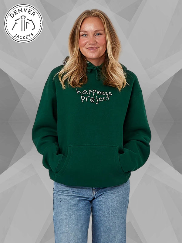 Happiness Project Mental Health Matters Hoodie Green