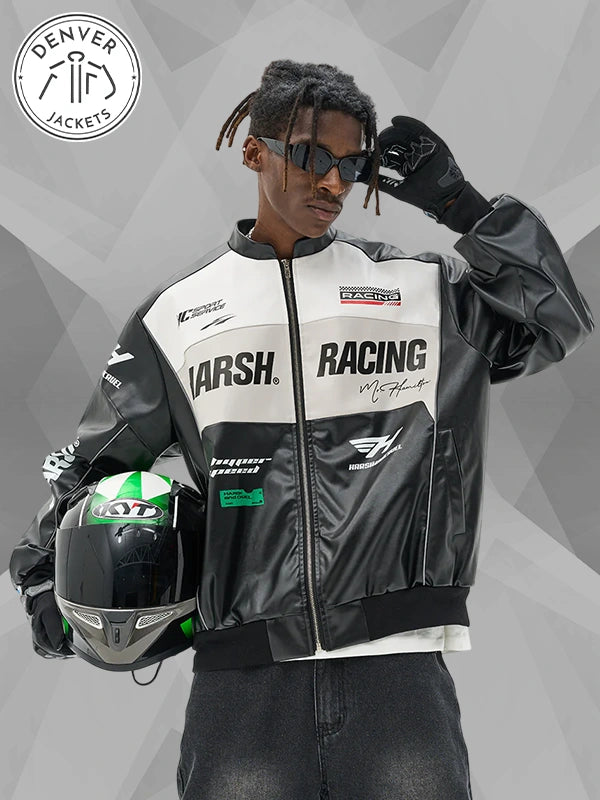 Harsh And Cruel Racing Jacket Black Leather