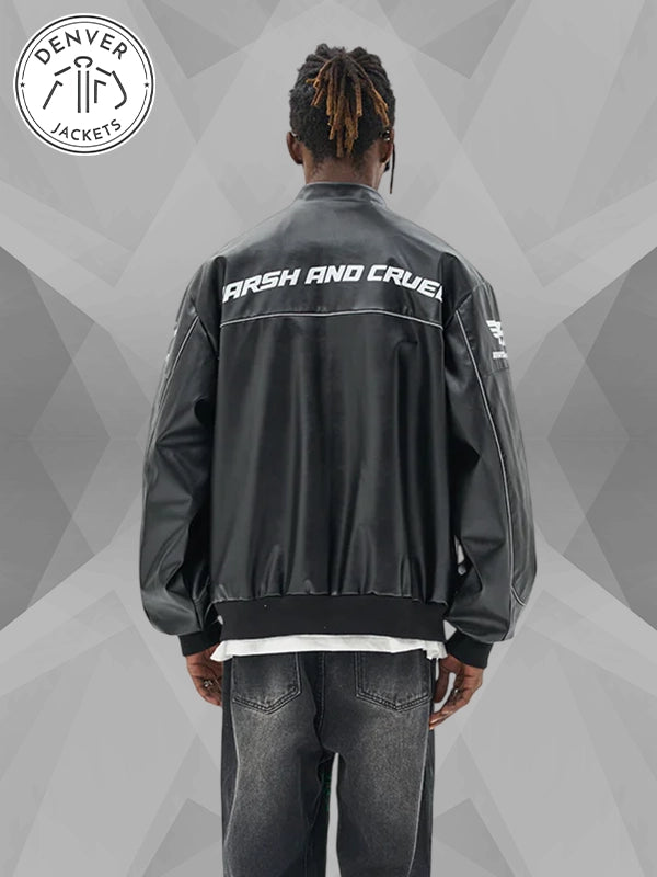 Harsh And Cruel Racing Jacket Black Mens
