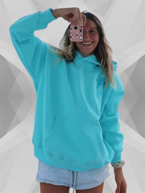 Hawaii Hibiscus PPP Light Blue Hoodie