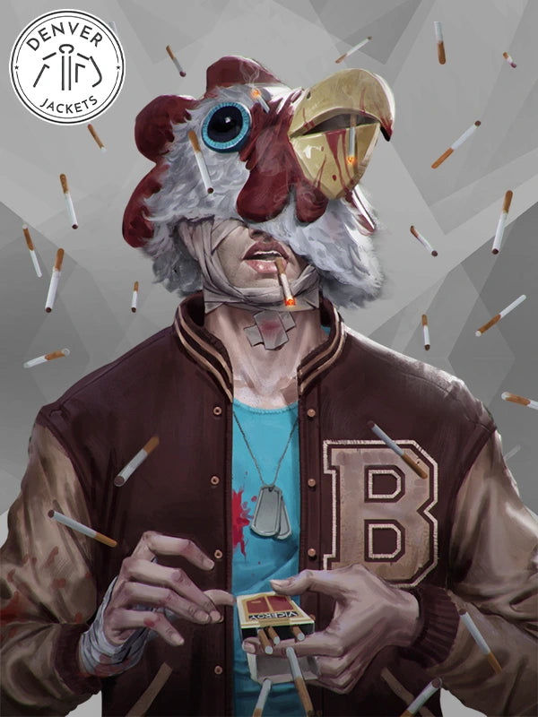 Hotline Miami Cosplay Varsity Jacket