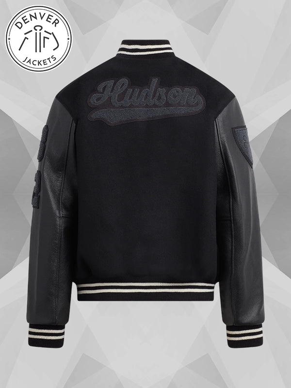 Hudson x Brandon Williams Varsity Jacket Black