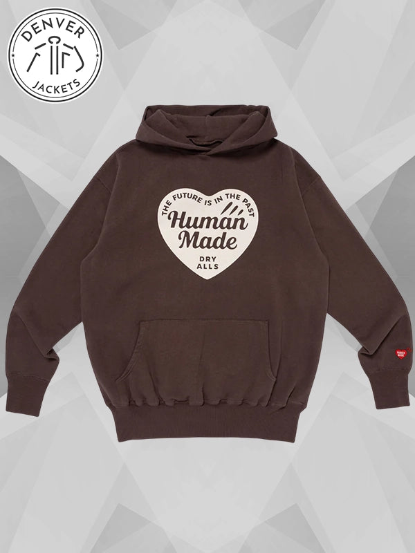 Human Made Tsuriami Hoodie Brown