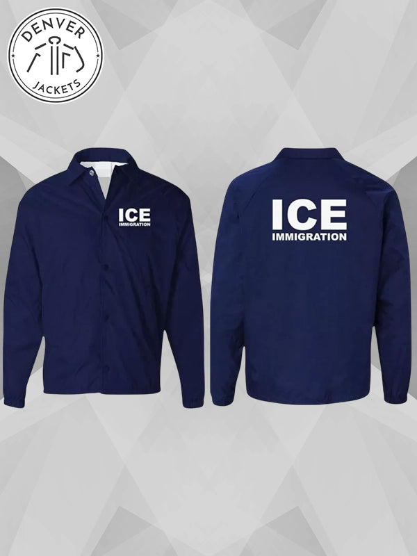 ICE Border Patrol Immigration Windbreaker Jacket