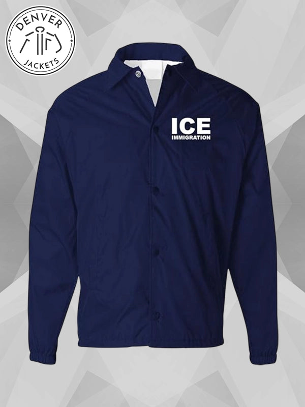 Ice US Immigration Jacket Blue