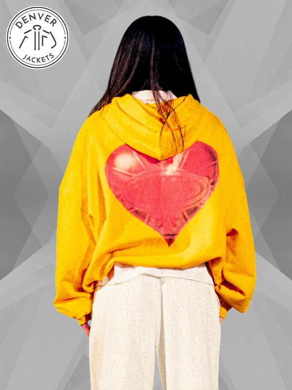 Iconaclub I love Speeding Tickets Sweatshirt Yellow