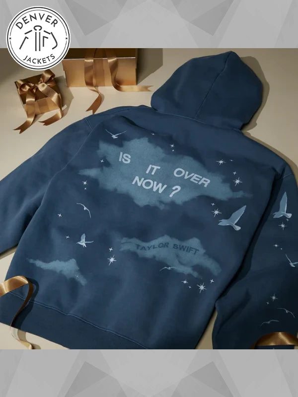 Is It Over Now Taylor Swift 1989 Blue Hoodie