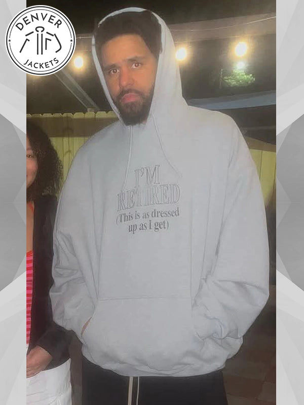 J. Cole Vetements I m Retired Hoodie