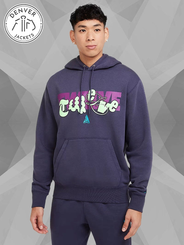 Ja Morant Nike Hoodie Purple