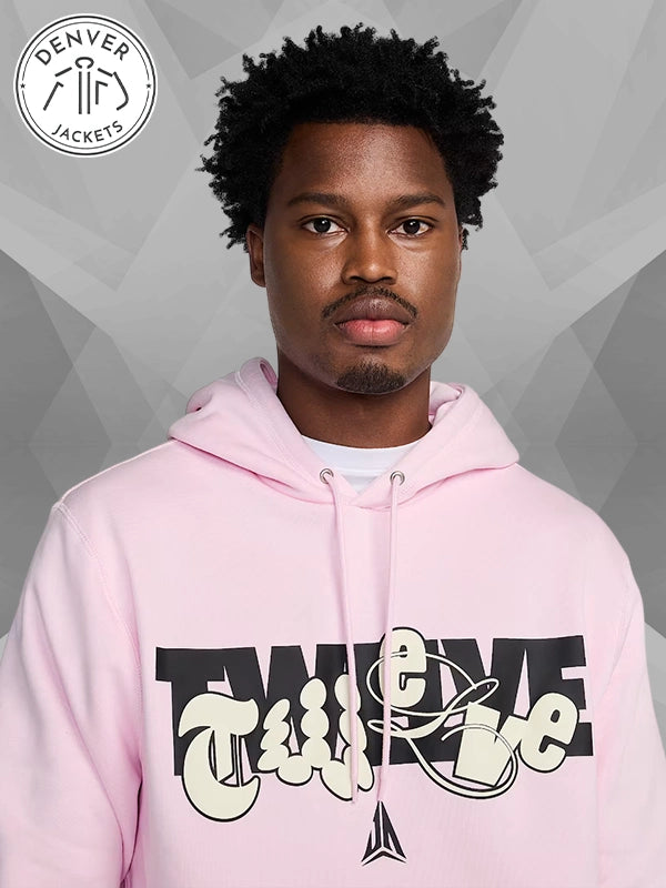 Ja Morant Nike Pink Hoodie