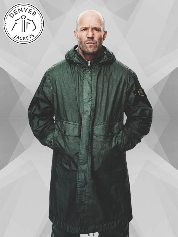 Jason Statham Stone Island Membrana Fishtail Coat