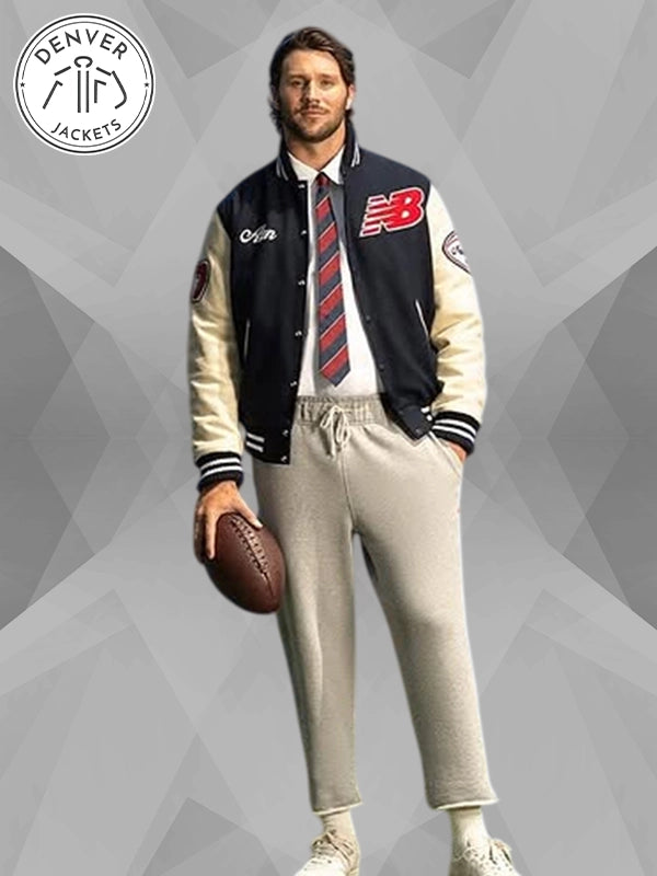 Josh Allen New Balance Jacket Navy Varsity