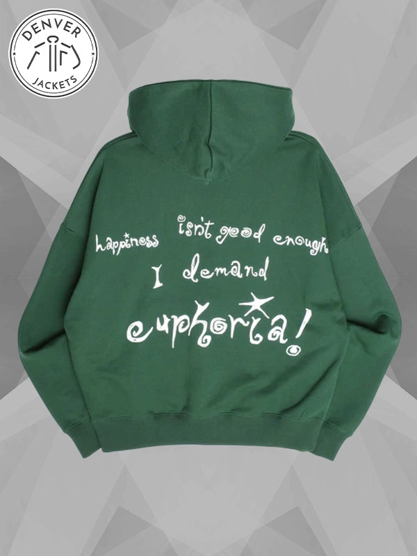 Jungles Jungles Euphoria Hoodie In Green