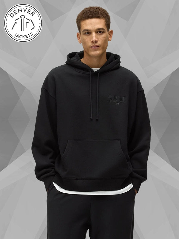 Kith x Scarface Tony Applique Nelson Black Hoodie