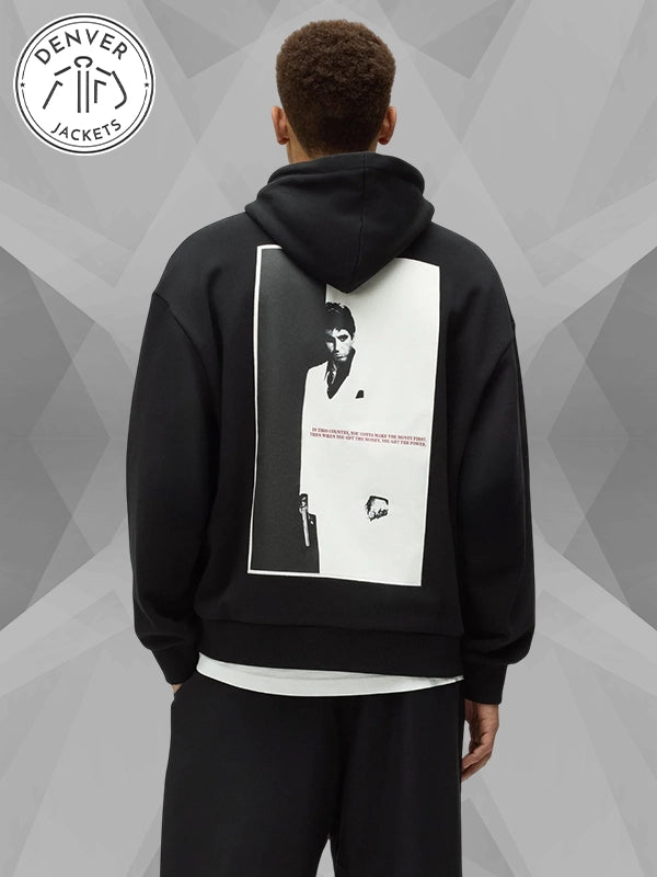 Kith x Scarface Tony Applique Nelson Hoodie Black