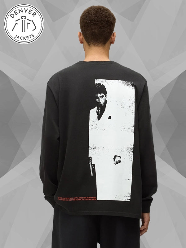 Kith x Scarface Tony Montana Sweatshirt Black