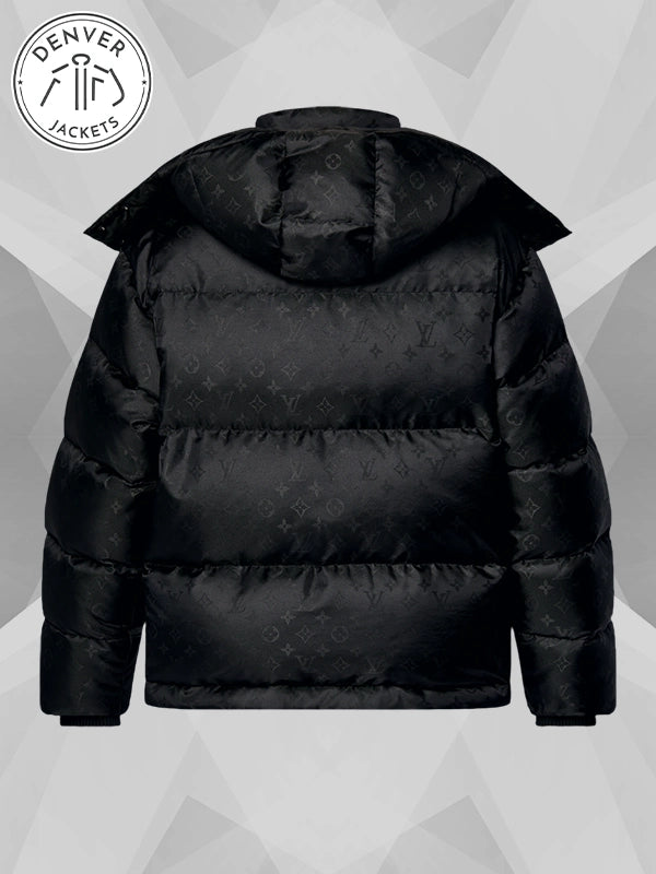 LV Monogram Black Puffer Jacket