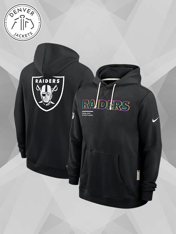 Las Vegas Raiders 2025 Crucial Catch Hoodie