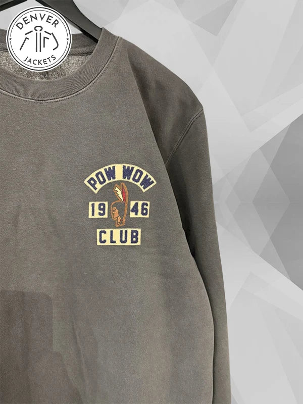 Limited Edition NTVS POWWOW CLUB SPJ Crewneck Grey
