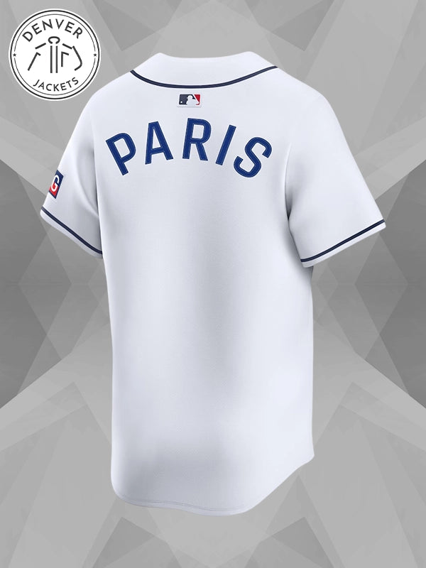 Limited Edition PSG White Paris Saint Germain F.C. MLB Jersey