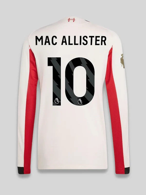 Liverpool Long Sleeve Player Jersey Alexis Mac Allister